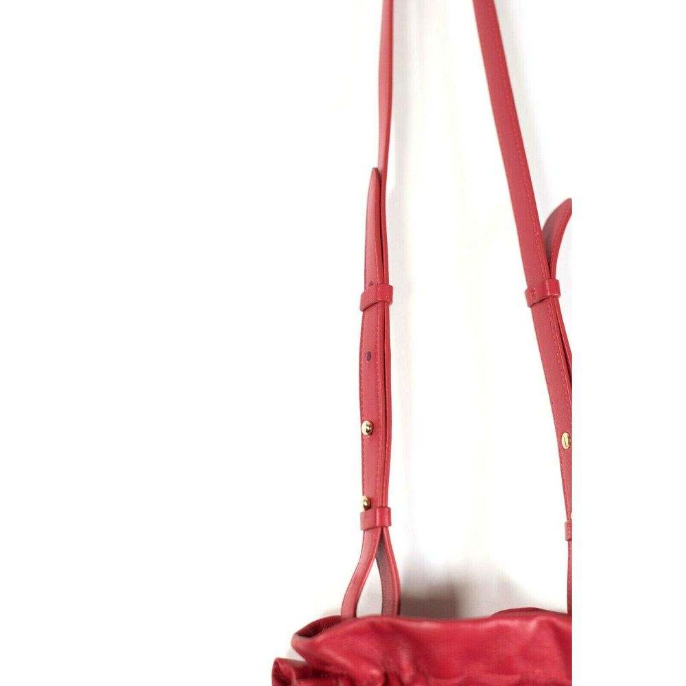 Simone Rocha Red Bucket Bag Drawstring Purse - Picture 5 of 7